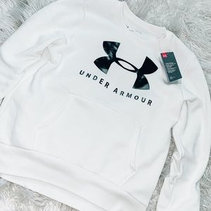 NWT White Under Armour Sweatshirt!!